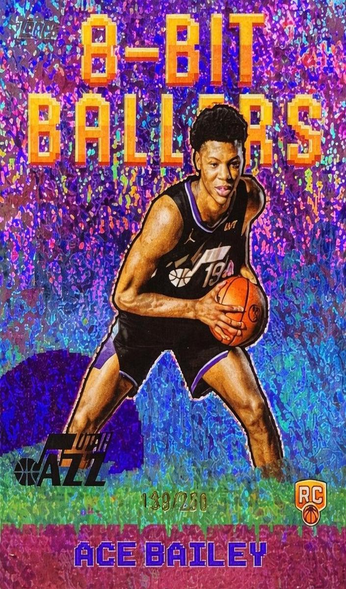 2025 Topps Basketball Purple Holo Foil Ace Bailey #8B-35