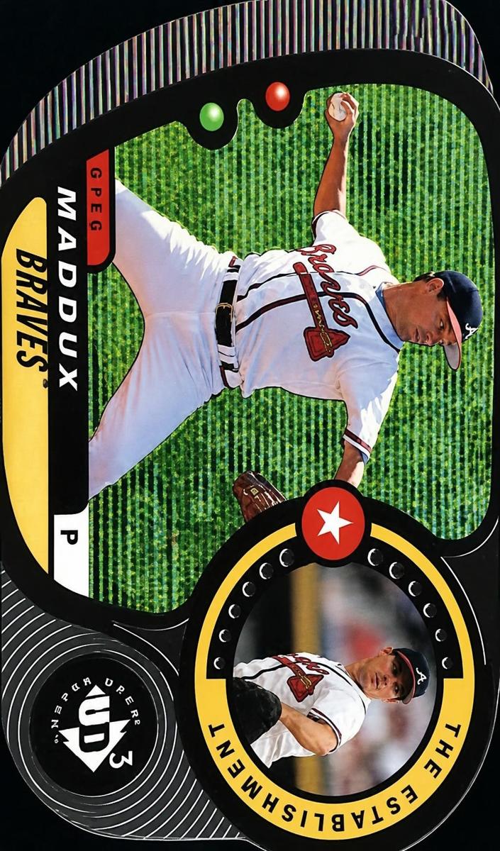 1998 UD3 Baseball Die Cuts Greg Maddux #255
