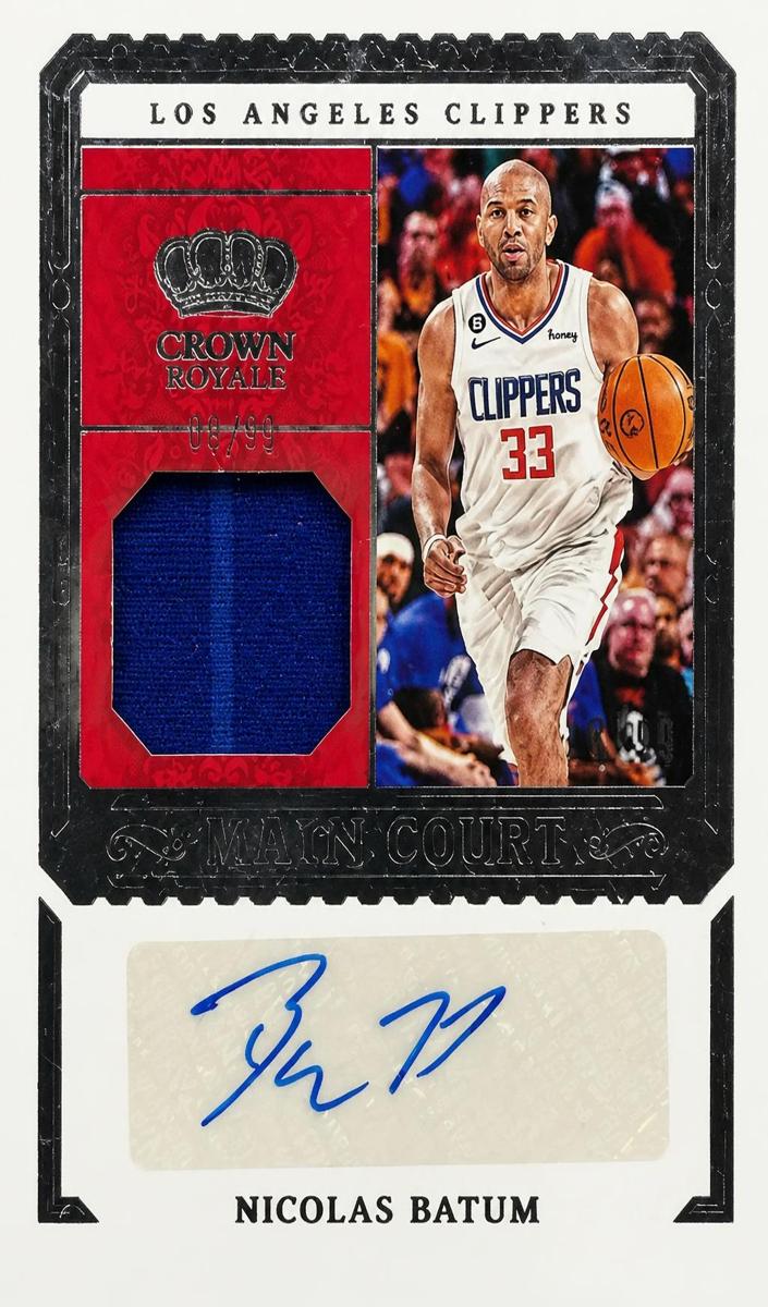 2023 Panini Crown Royale Basketball Nicolas Batum #KCJ-BAT PSA 9