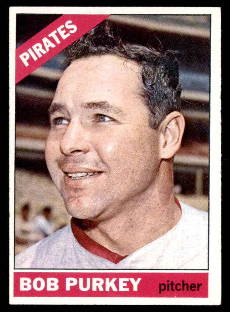 1966 Topps Baseball Bob Purkey #551 PSA 8