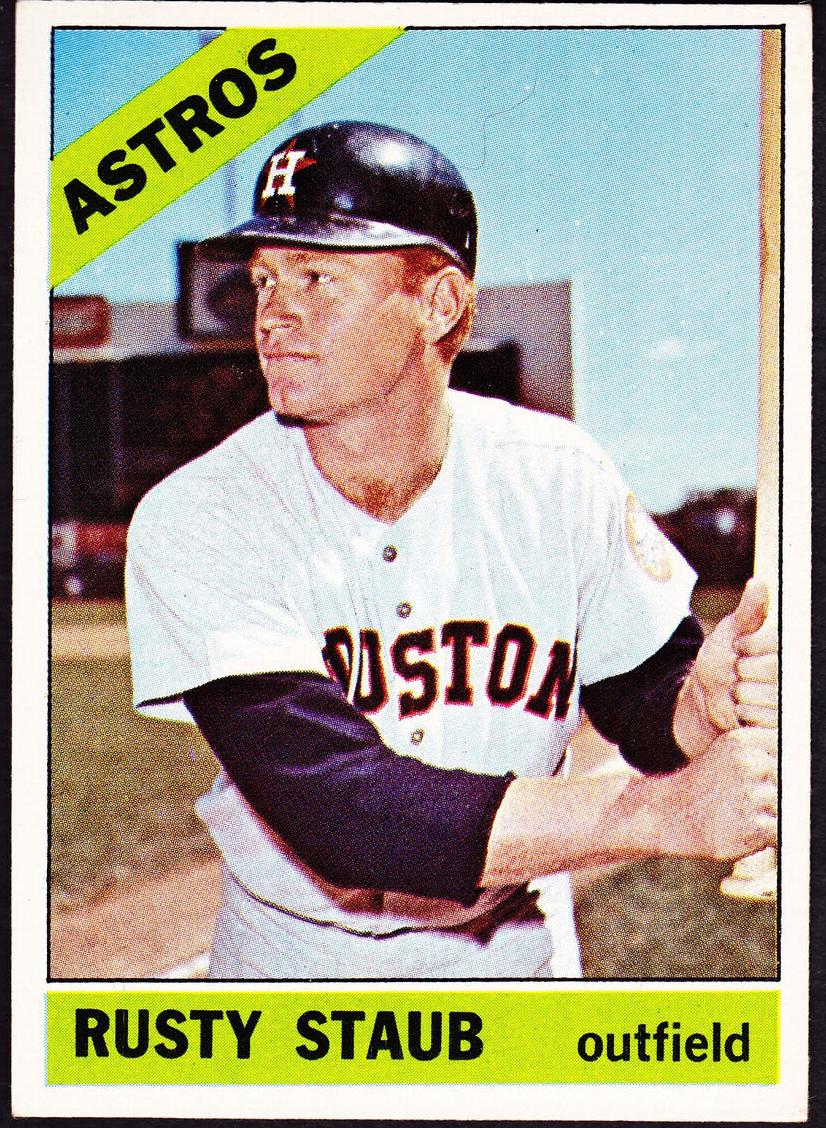 1966 Topps Baseball Rusty Staub #106