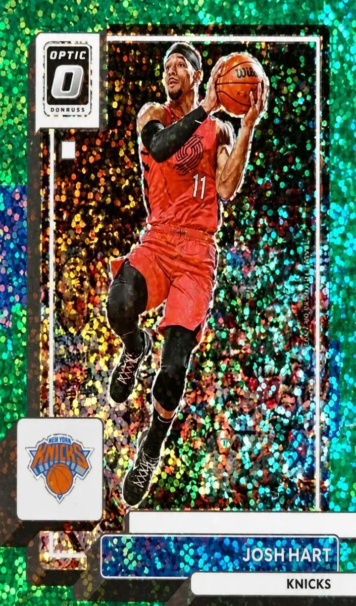 2022 Donruss Optic Basketball Green Sparkle Josh Hart #55