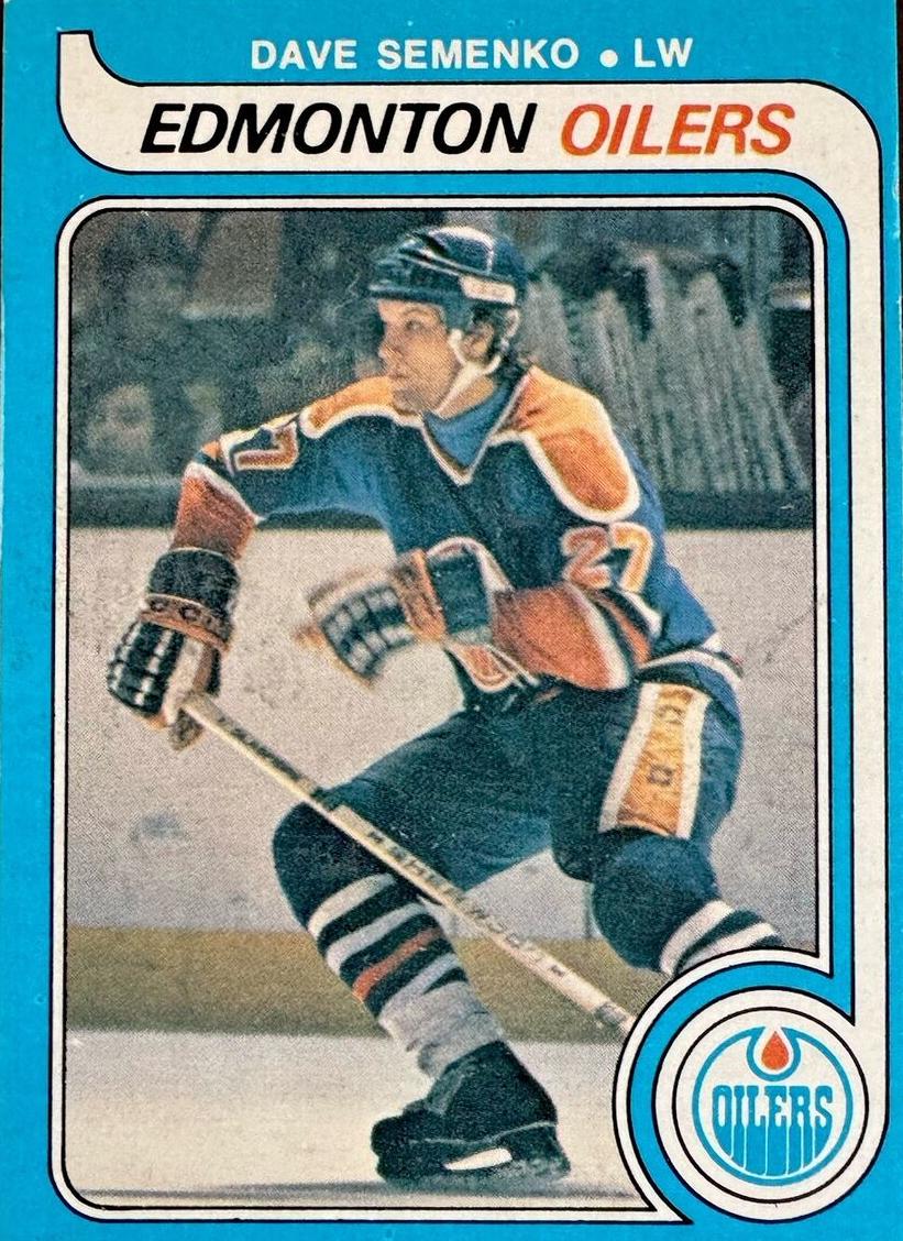 1979 O-Pee-Chee Hockey Dave Semenko #371 PSA 5.5