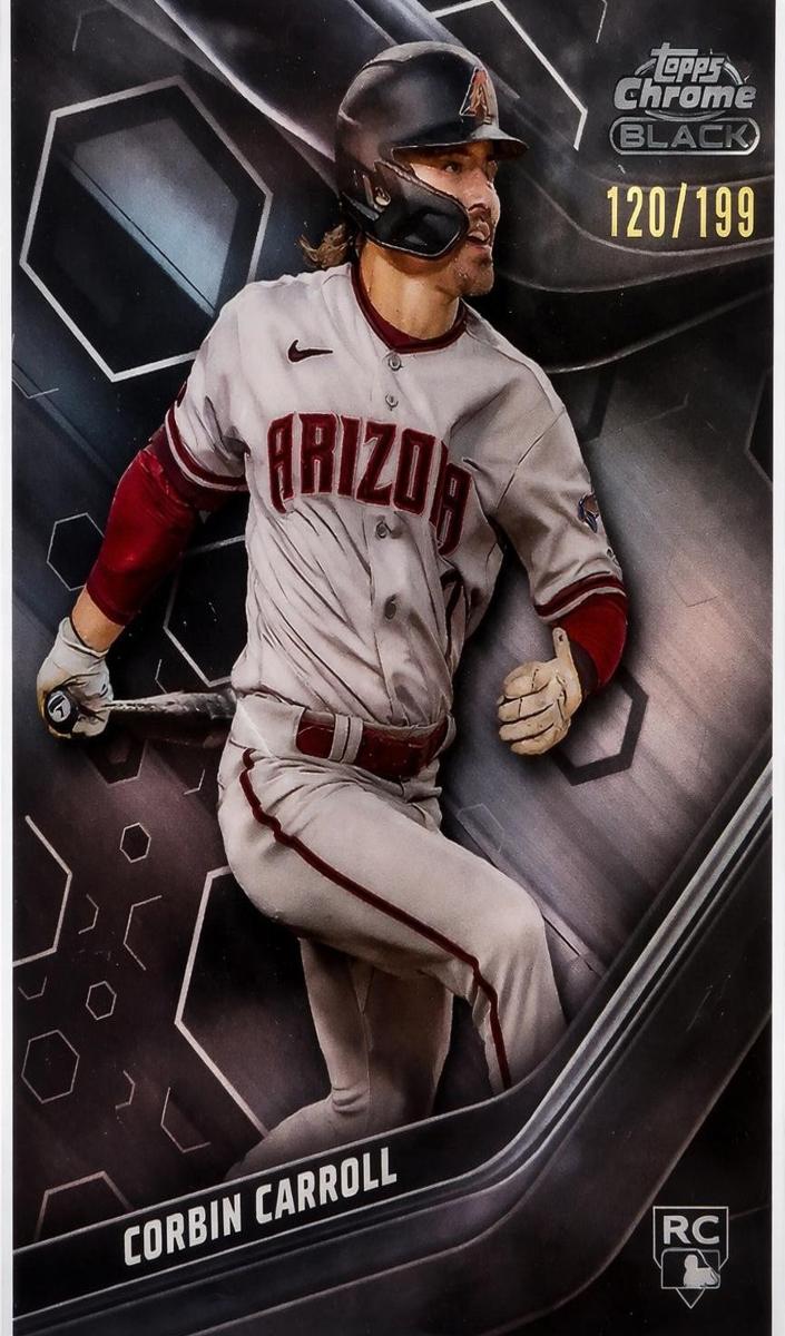 2023 Topps Chrome Black Baseball Refractor Corbin Carroll #93