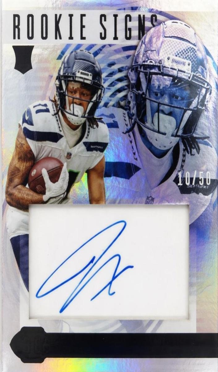 2023 Panini Illusions Football Black Jaxon Smith-Njigba #RS-JSN BGS 8