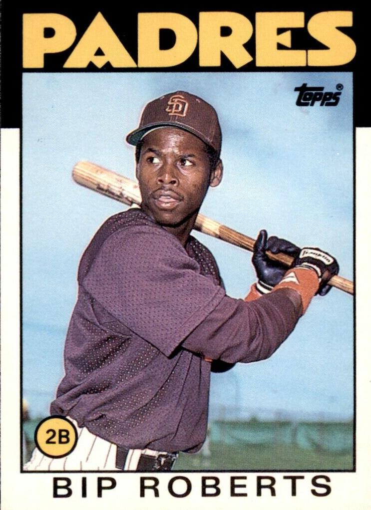1986 Topps Traded Baseball Bip Roberts #91T