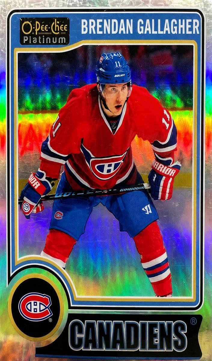 2014 O-Pee-Chee Platinum Hockey Rainbow Brendan Gallagher #85