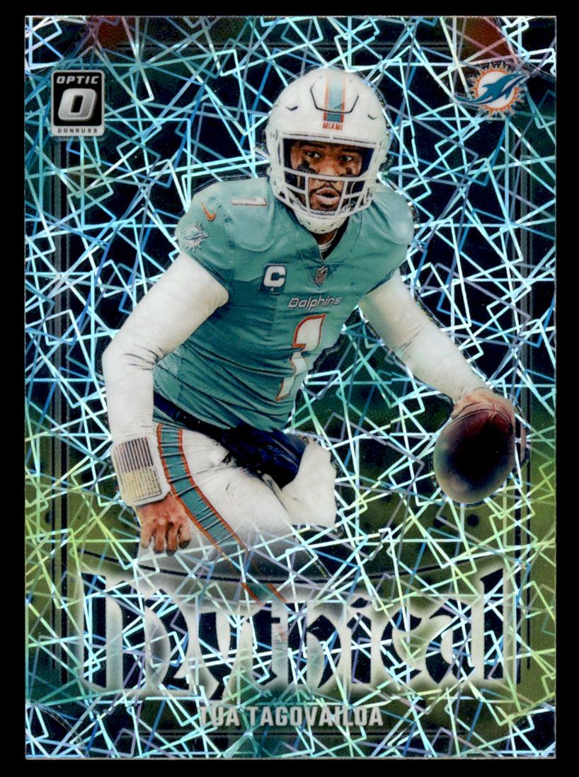 2023 Donruss Optic Football Tua Tagovailoa #7 PSA 10