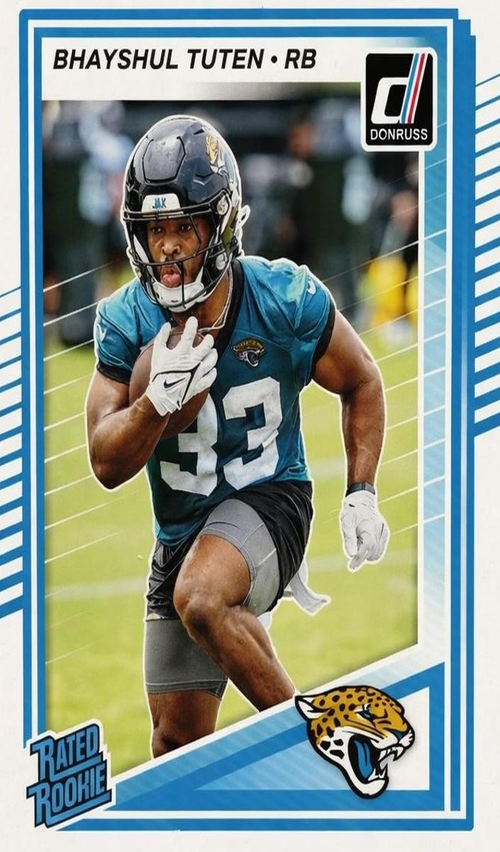 2025 Panini Donruss Football Bhayshul Tuten #333 PSA 9