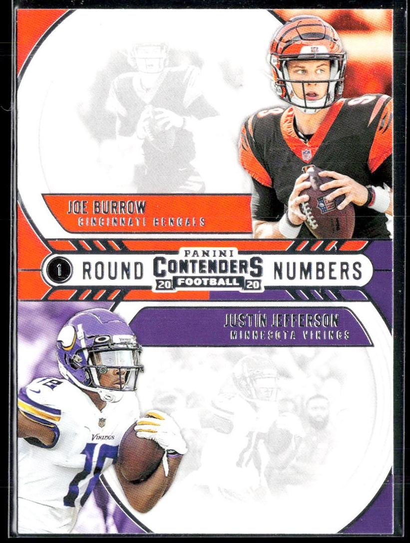 2020 Panini Contenders Football Ruby Joe Burrow #RN-BJ