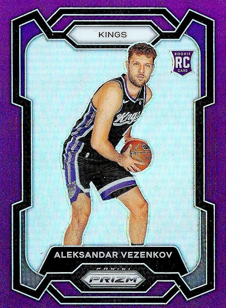 2023 Panini Prizm Basketball Purple Aleksandar Vezenkov #281