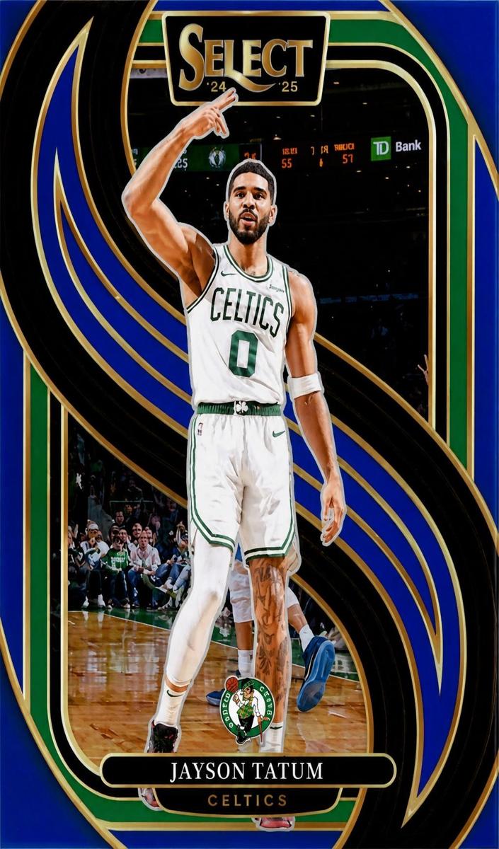 2024 Panini Select Basketball Blue Jayson Tatum #110