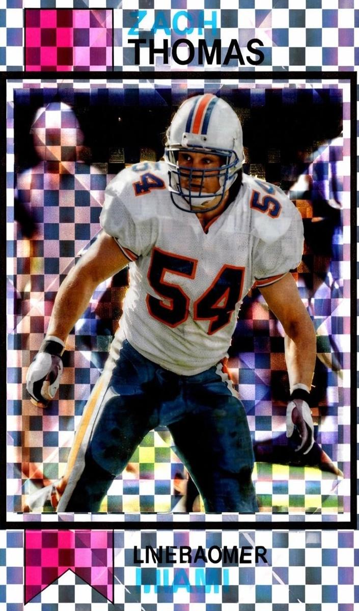 2023 Topps Composite Football X-Fractor Zach Thomas #1973-16