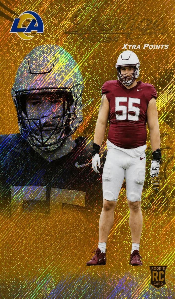 2024 Panini Prestige Football Gold Xtra Points Braden Fiske #326