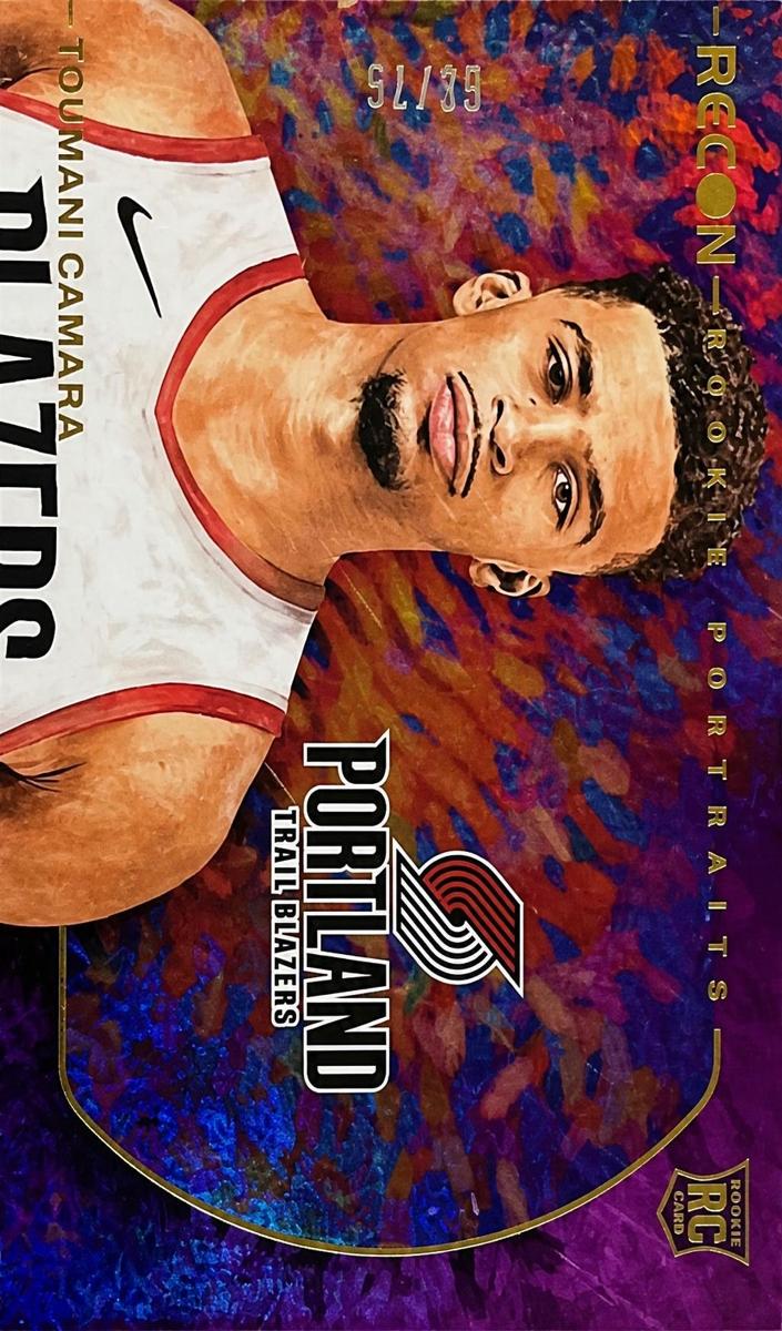 2023 Panini Recon Basketball Purple Toumani Camara #3