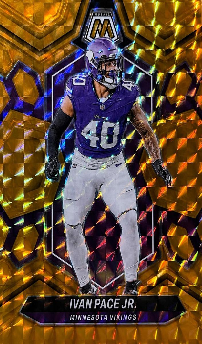2024 Panini Mosaic Football Orange Ivan Pace Jr. #146