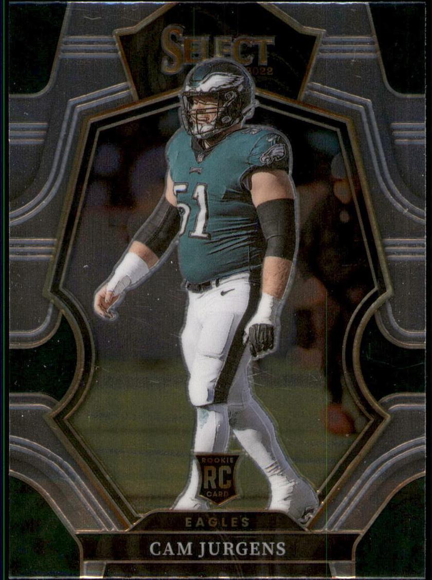 2022 Panini Select Football Cam Jurgens #180 PSA 9