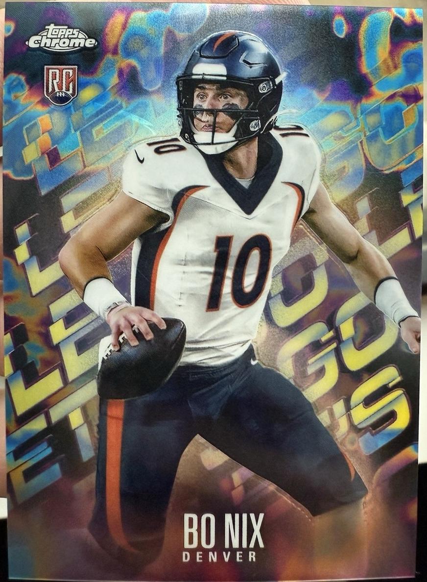 2024 Topps Chrome Football Bo Nix #LG-13