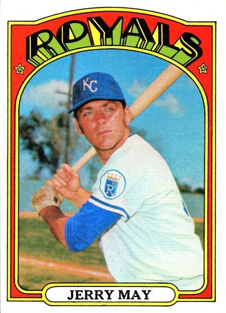1972 Topps Baseball Jerry May #109 PSA 7.5