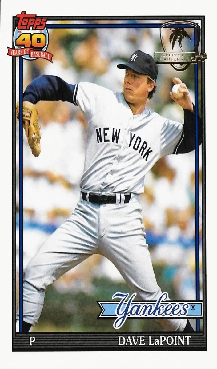 1991 Topps Baseball Dave LaPoint #484