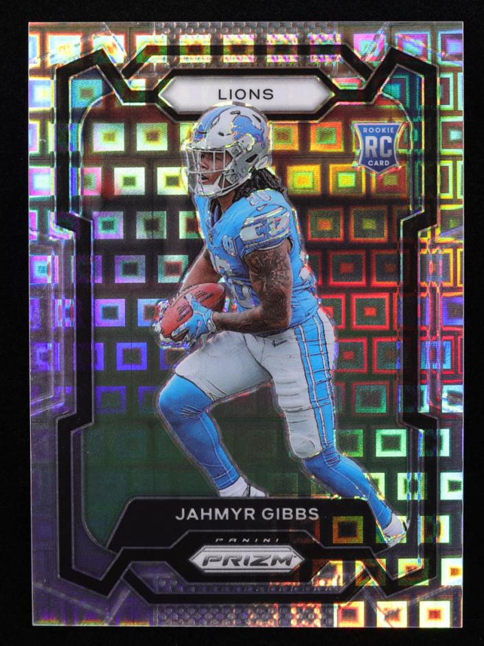 2023 Panini Prizm Football Pandora Jahmyr Gibbs #331 PSA 8.5