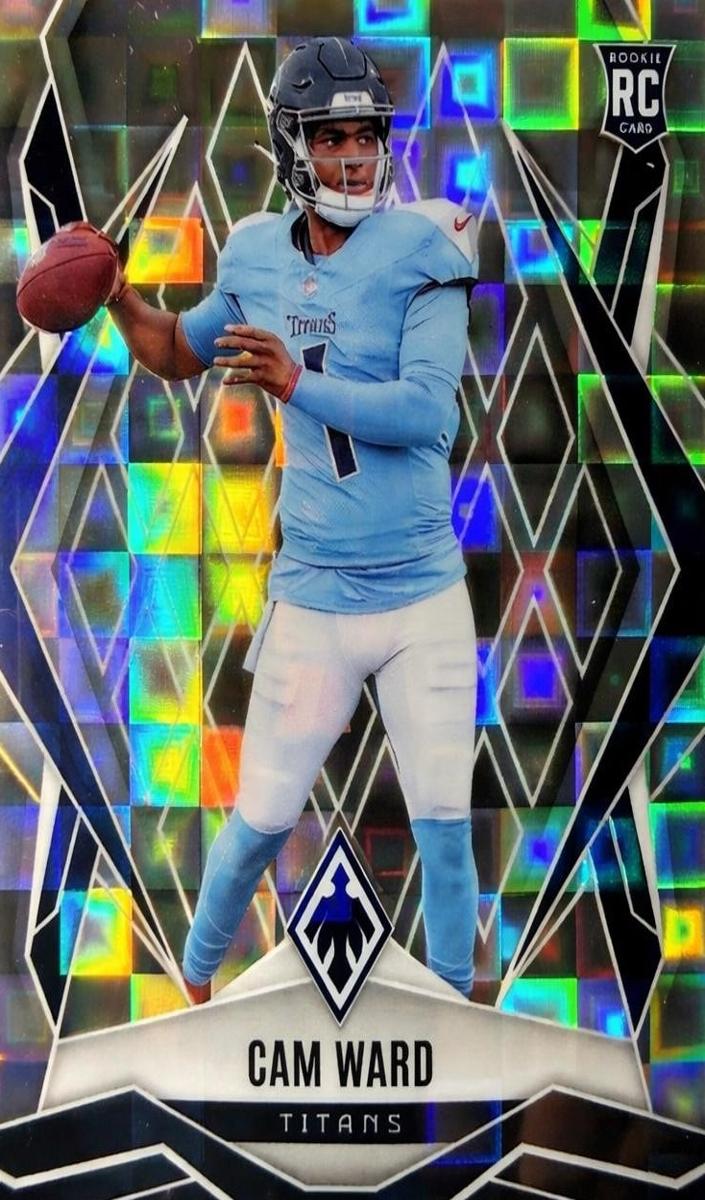 2025 Panini Phoenix Football Silver Pandora Cam Ward #194