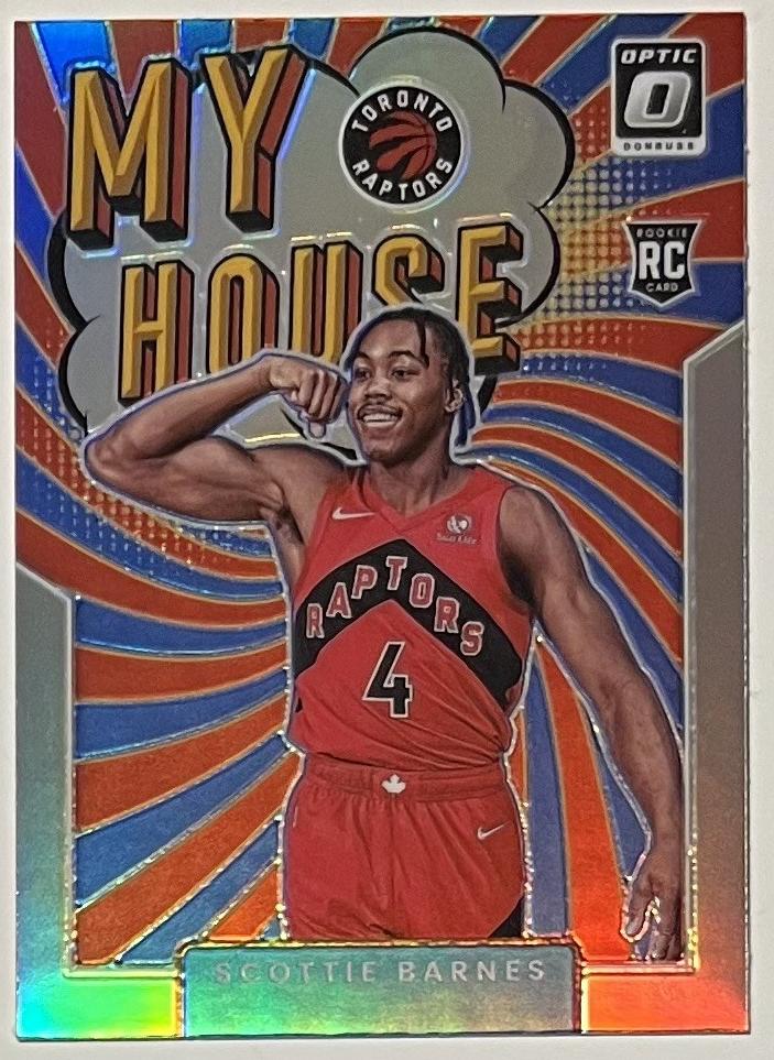 2021 Donruss Optic Basketball Holo Scottie Barnes #19 PSA 9