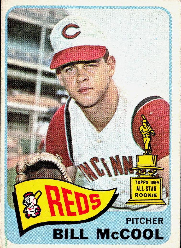 1965 Topps Baseball Bill McCool #18 PSA 8