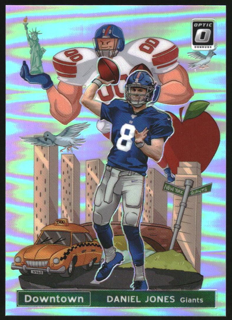 2020 Donruss Optic Football Downtown Daniel Jones #DT-27 SGC 8.5