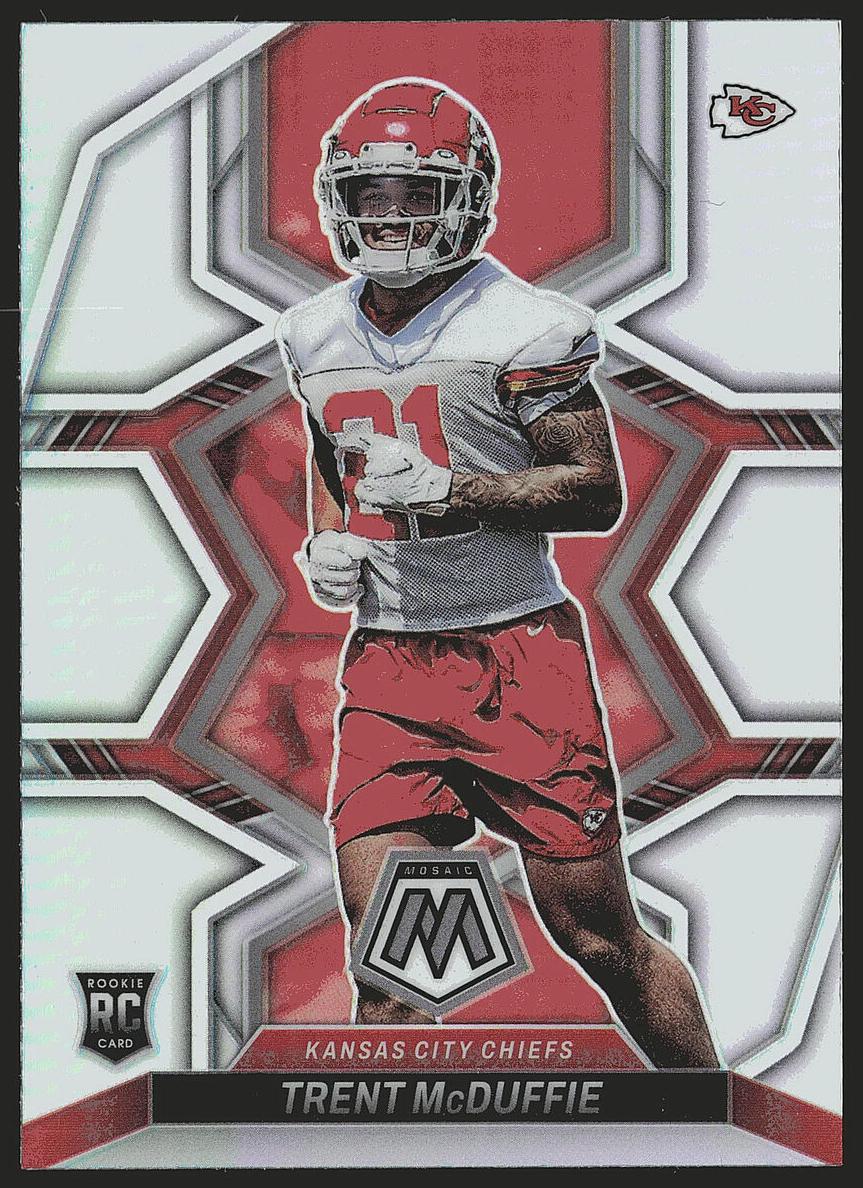2022 Panini Mosaic Football Silver Trent McDuffie #371