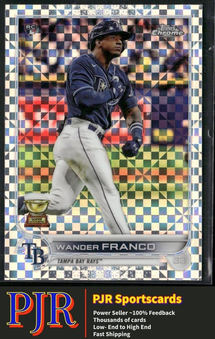 2022 Topps Chrome Baseball X-Fractor Wander Franco #35