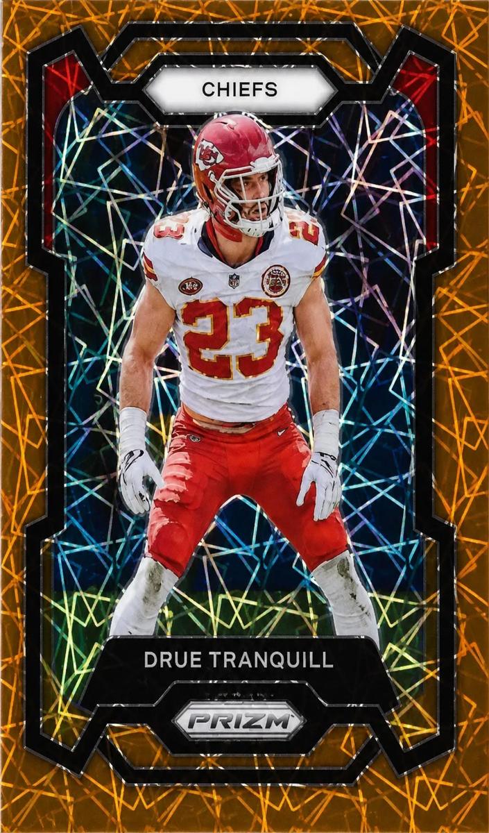 2023 Panini Prizm Football Lazer Drue Tranquill #156