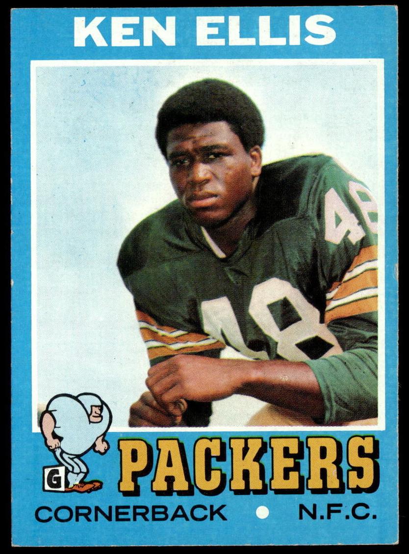 1971 Topps Football Ken Ellis #224 PSA 7.5