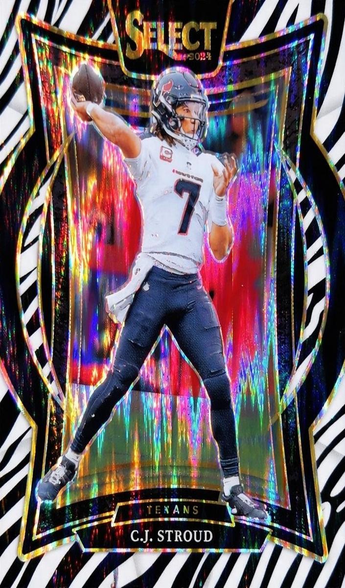 2024 Panini Select Football Zebra C.J. Stroud #42