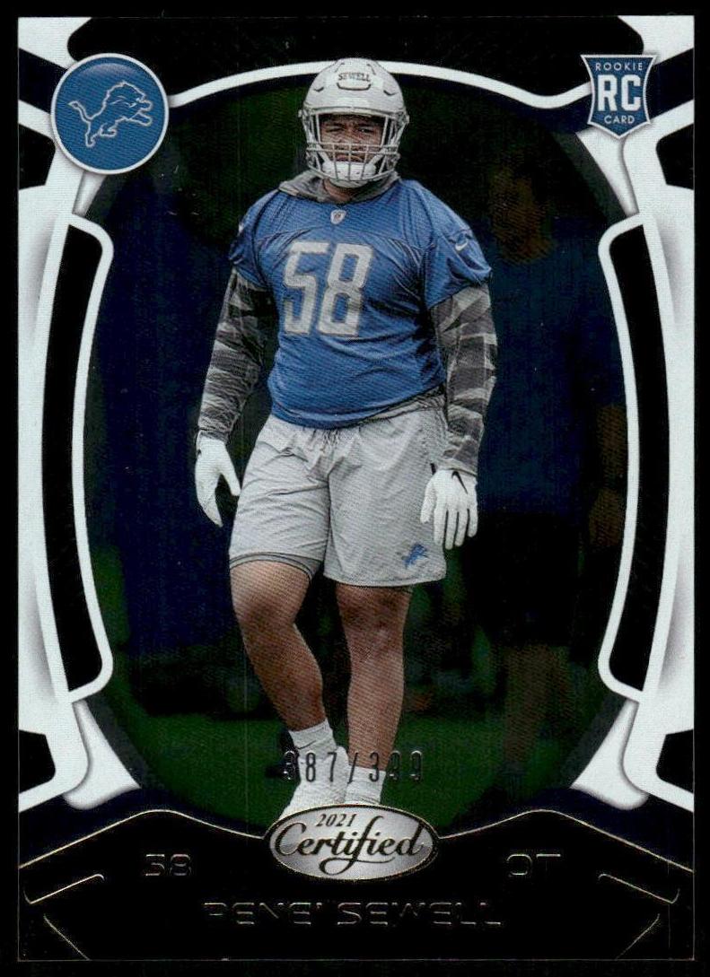 2021 Panini Certified Football Penei Sewell #143