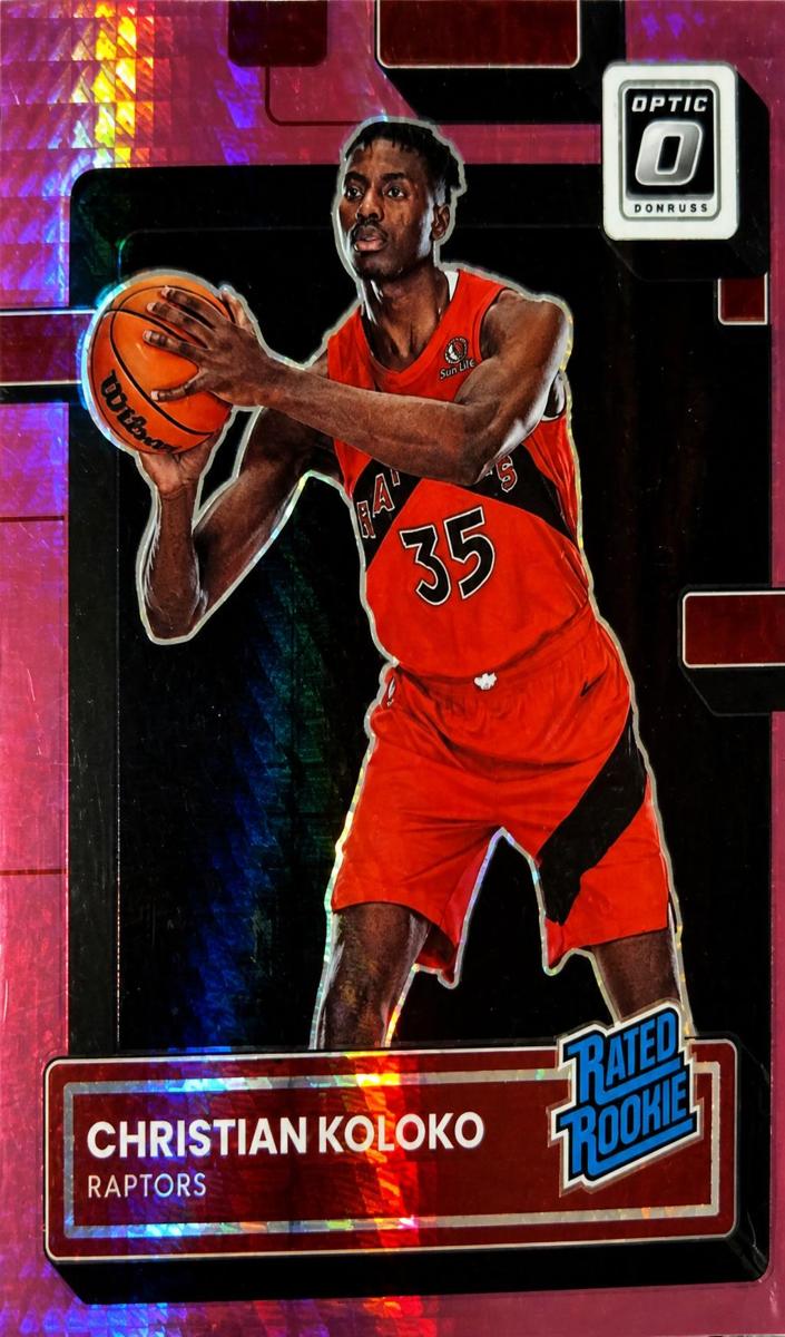 2022 Donruss Optic Basketball Hyper Pink Christian Koloko #212