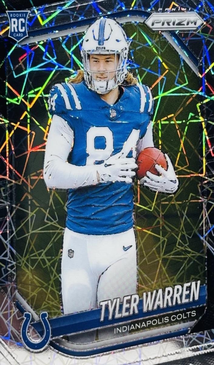 2025 Panini Prizm Football Lazer Tyler Warren #339 PSA 10