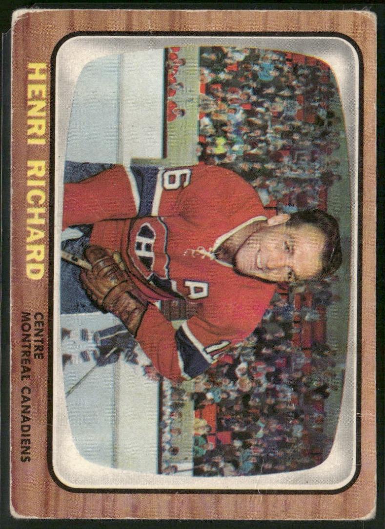 1966 Topps USA Test Hockey Henri Richard #8