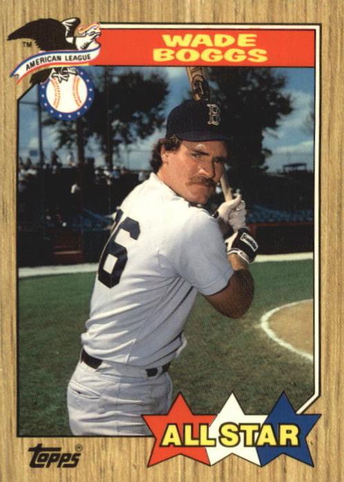 1987 Topps Tiffany Baseball Wade Boggs #608