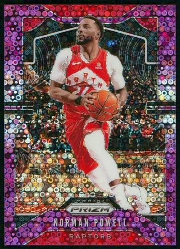 2019 Panini Prizm Basketball Fast Break Purple Norman Powell #159