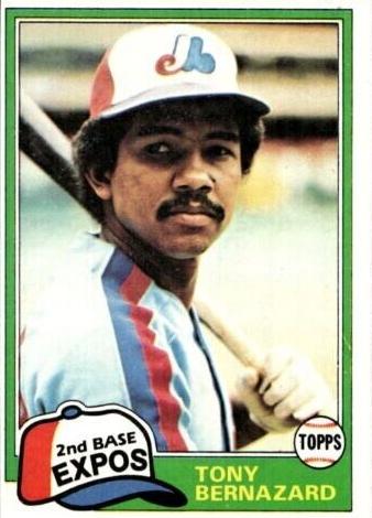 1981 Topps Baseball Tony Bernazard #413 PSA 10