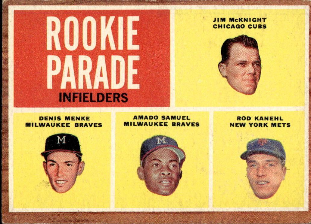 1962 Topps Baseball Rookie Parade Infielders #597
