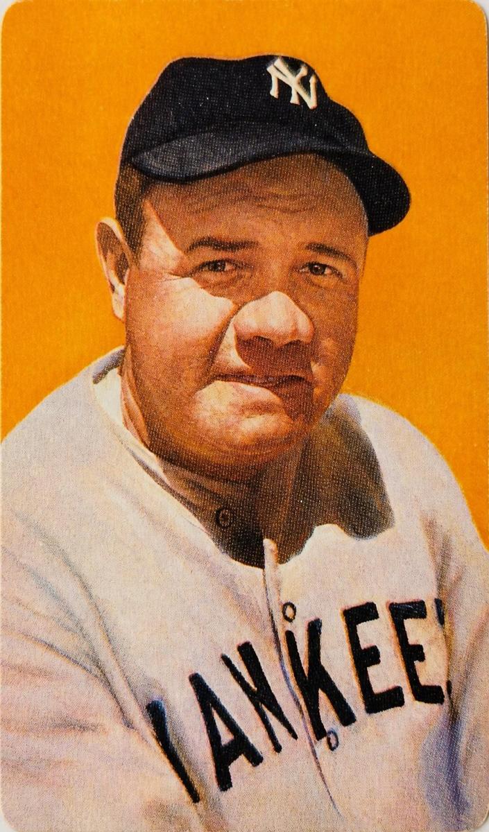 1973 US Playing Cards Babe Ruth Baseball Ace of Clubs Babe Ruth #NNO