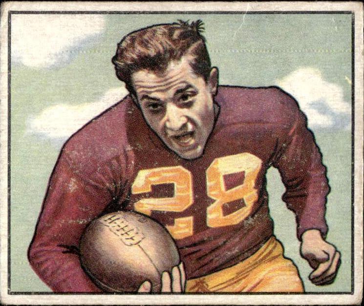 1950 Bowman Football Frank Spaniel #102