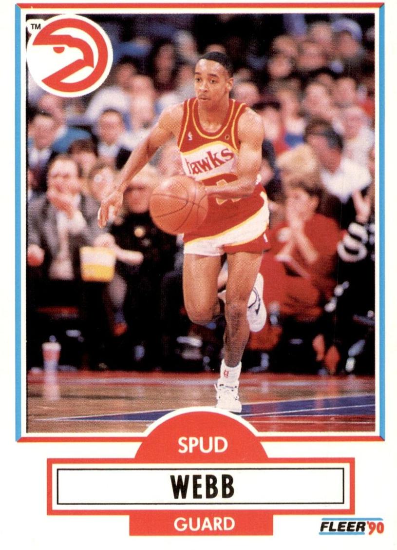 1990 Fleer Basketball Spud Webb #5 PSA 10