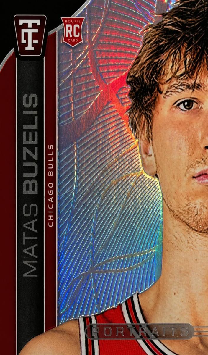 2024 Panini Totally Certified Basketball Mirror Platinum Silver Matas Buzelis #3
