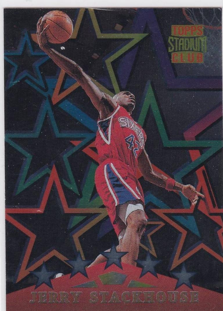1996 Topps Stadium Club Basketball Jerry Stackhouse #SF8