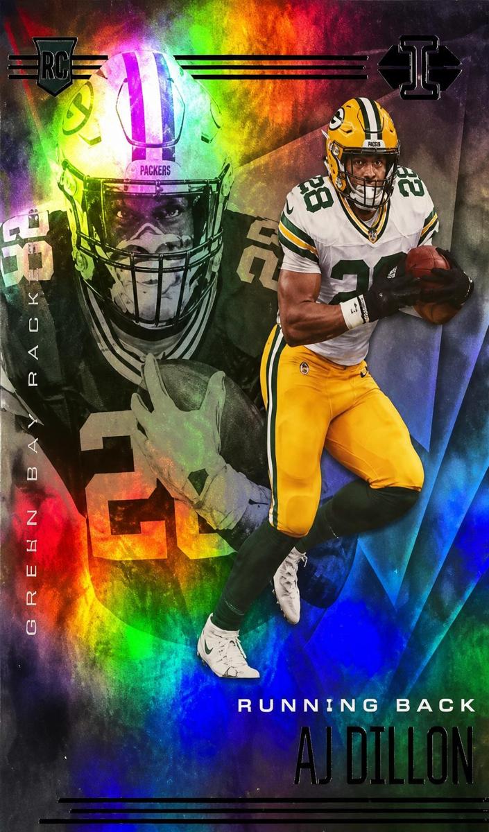 2020 Panini Illusions Football Base Retail AJ Dillon #26