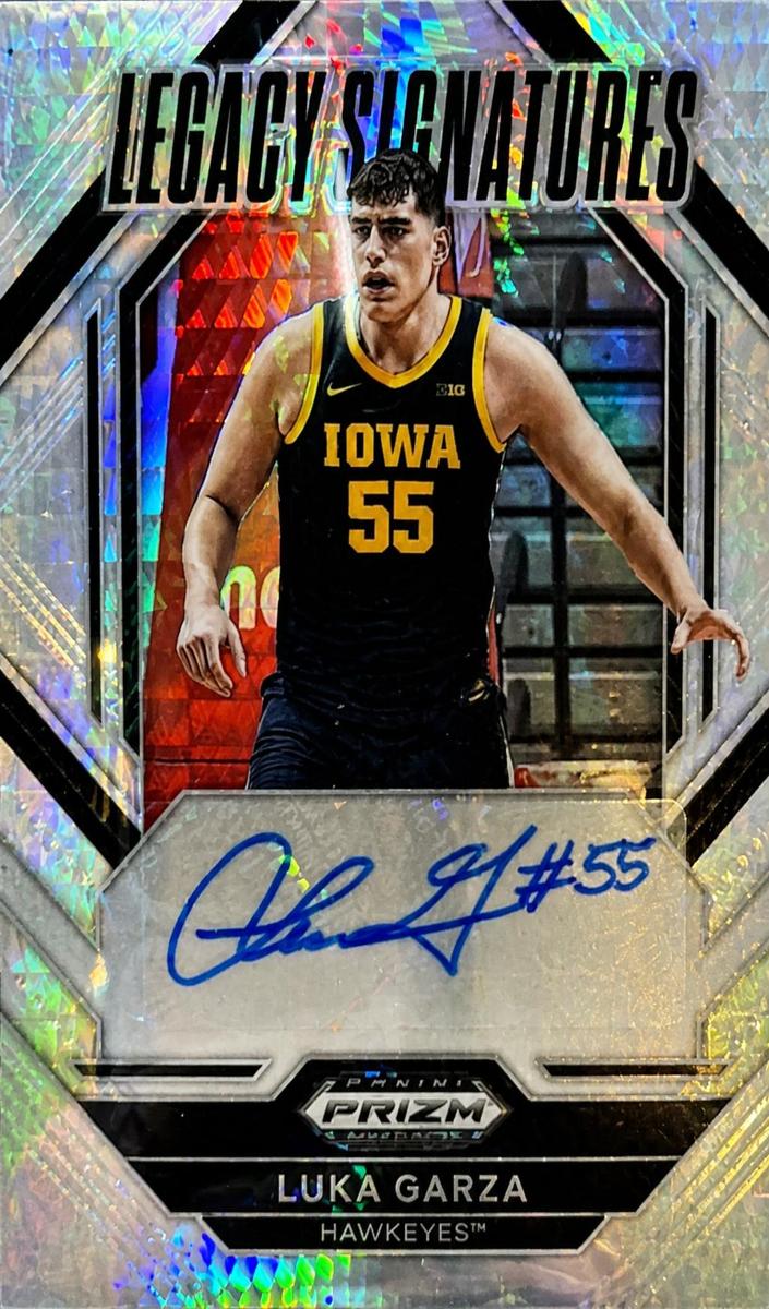 2023 Panini Prizm Draft Picks Basketball Hyper Luka Garza #LS-LGZ