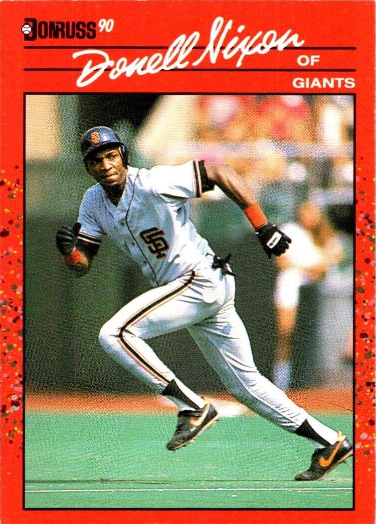 1990 Donruss Baseball Donell Nixon #571